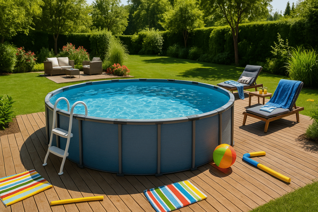 Großer Gartenpool Test 2025 – Aufstellpool Vergleich für Familien